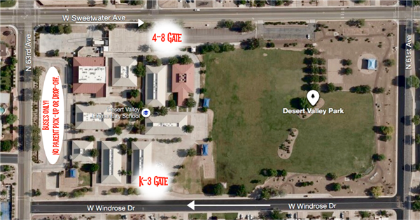 Drop-Off and Pick-Up Map 